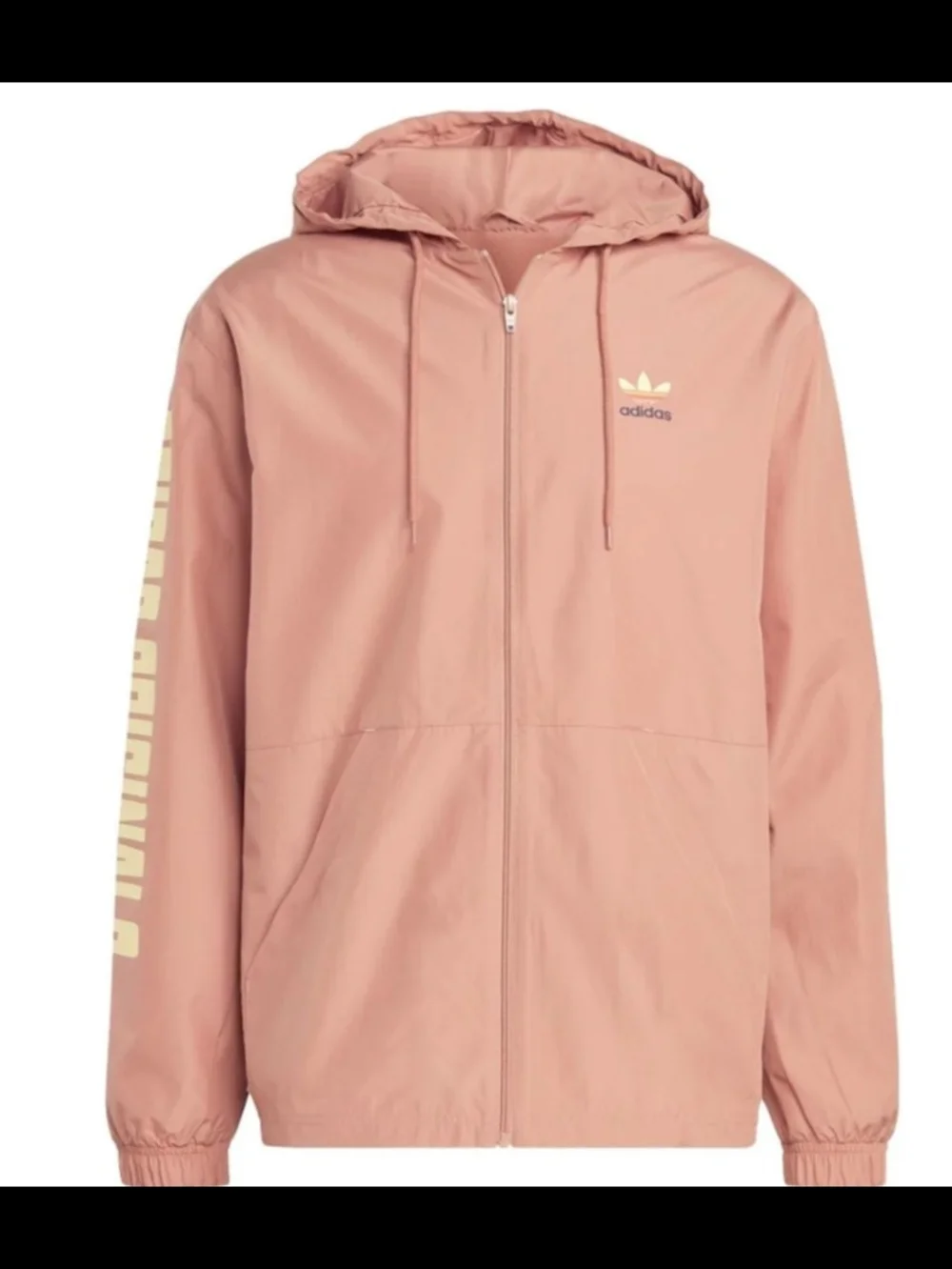 Adidas-originals Graphic Planet Windbreaker Jacket 'Clay Strata' Size M NWT
